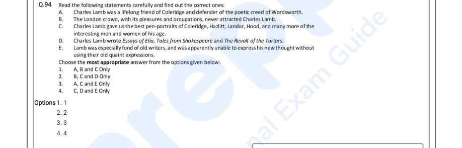 Read the question and choices in the excerpt. Choose A/B/C/D for the first/second/third/fourth option shown.