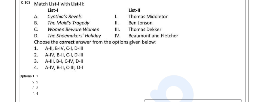 Read the question and choices in the excerpt. Choose A/B/C/D for the first/second/third/fourth option shown.