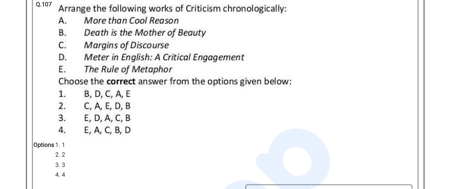 Read the question and choices in the excerpt. Choose A/B/C/D for the first/second/third/fourth option shown.