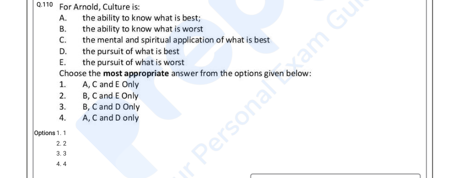 Read the question and choices in the excerpt. Choose A/B/C/D for the first/second/third/fourth option shown.