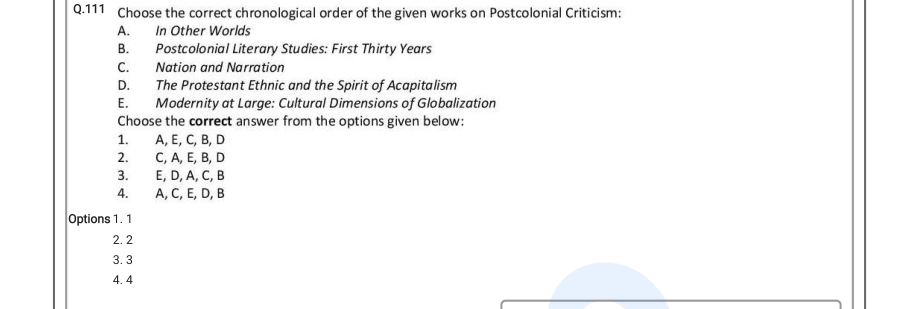Read the question and choices in the excerpt. Choose A/B/C/D for the first/second/third/fourth option shown.