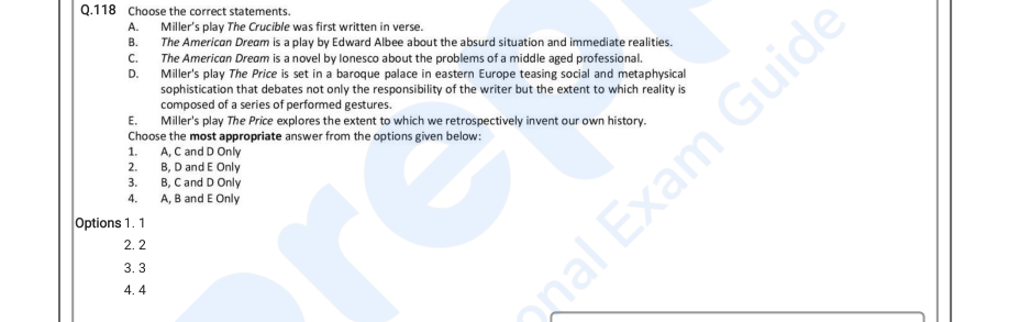 Read the question and choices in the excerpt. Choose A/B/C/D for the first/second/third/fourth option shown.