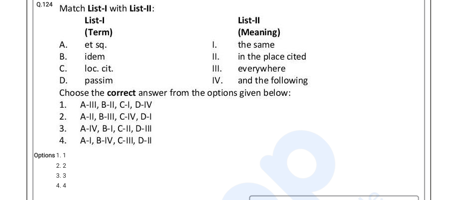Read the question and choices in the excerpt. Choose A/B/C/D for the first/second/third/fourth option shown.