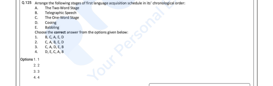 Read the question and choices in the excerpt. Choose A/B/C/D for the first/second/third/fourth option shown.