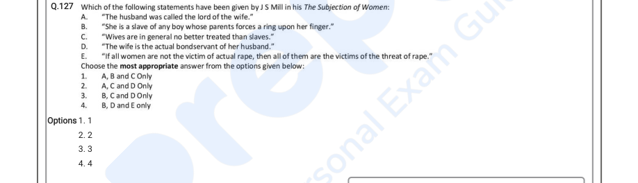 Read the question and choices in the excerpt. Choose A/B/C/D for the first/second/third/fourth option shown.