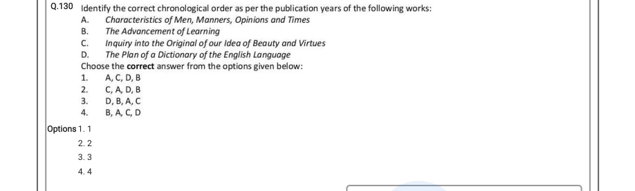 Read the question and choices in the excerpt. Choose A/B/C/D for the first/second/third/fourth option shown.