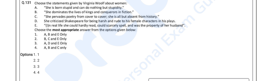 Read the question and choices in the excerpt. Choose A/B/C/D for the first/second/third/fourth option shown.