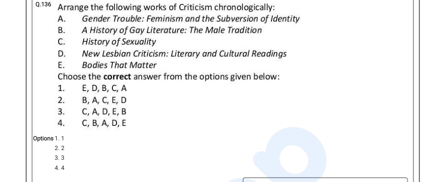 Read the question and choices in the excerpt. Choose A/B/C/D for the first/second/third/fourth option shown.