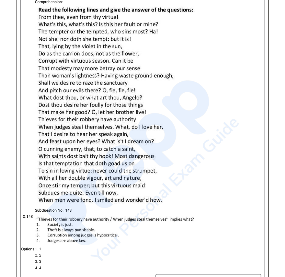 Read the question and choices in the excerpt. Choose A/B/C/D for the first/second/third/fourth option shown.