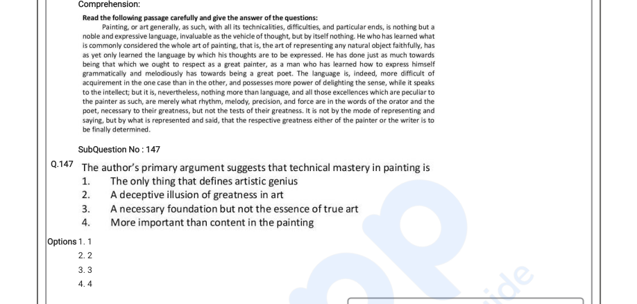 Read the question and choices in the excerpt. Choose A/B/C/D for the first/second/third/fourth option shown.