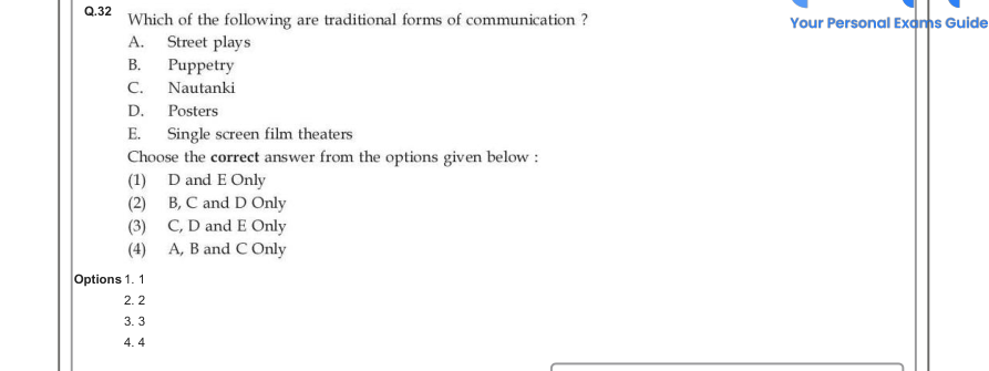 Read the question and choices in the excerpt. Choose A/B/C/D for the first/second/third/fourth option shown.