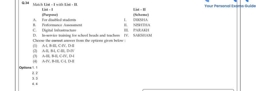 Read the question and choices in the excerpt. Choose A/B/C/D for the first/second/third/fourth option shown.