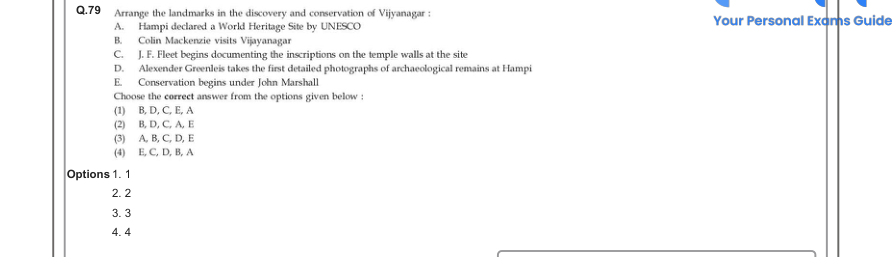 Read the question and choices in the excerpt. Choose A/B/C/D for the first/second/third/fourth option shown.