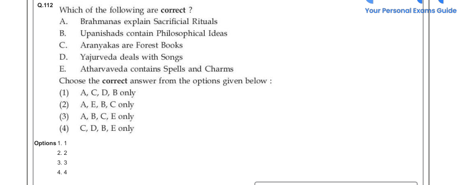 Read the question and choices in the excerpt. Choose A/B/C/D for the first/second/third/fourth option shown.