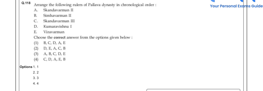 Read the question and choices in the excerpt. Choose A/B/C/D for the first/second/third/fourth option shown.