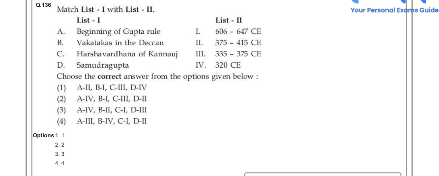 Read the question and choices in the excerpt. Choose A/B/C/D for the first/second/third/fourth option shown.
