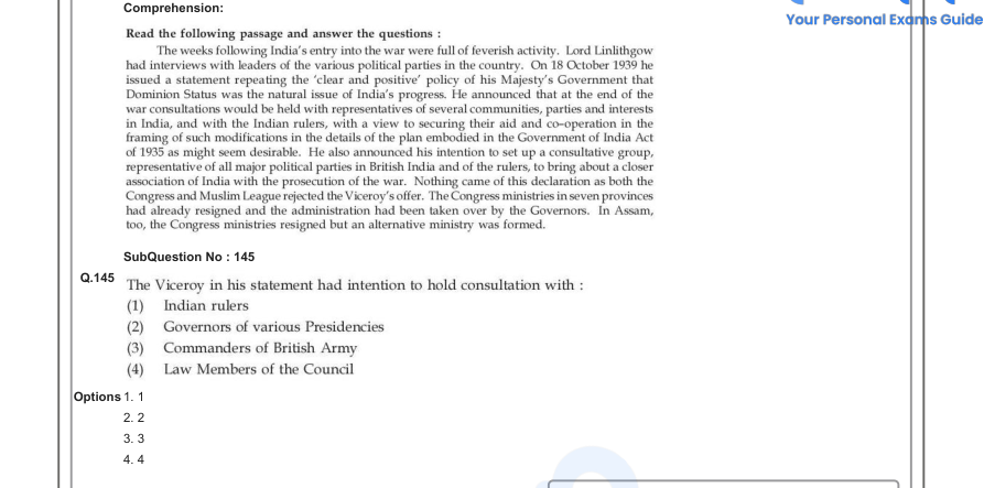 Read the question and choices in the excerpt. Choose A/B/C/D for the first/second/third/fourth option shown.