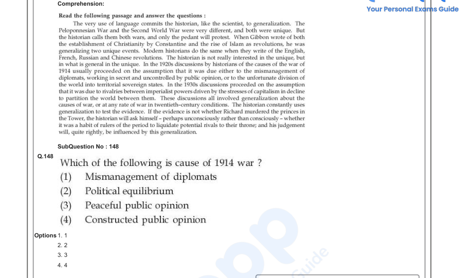 Read the question and choices in the excerpt. Choose A/B/C/D for the first/second/third/fourth option shown.