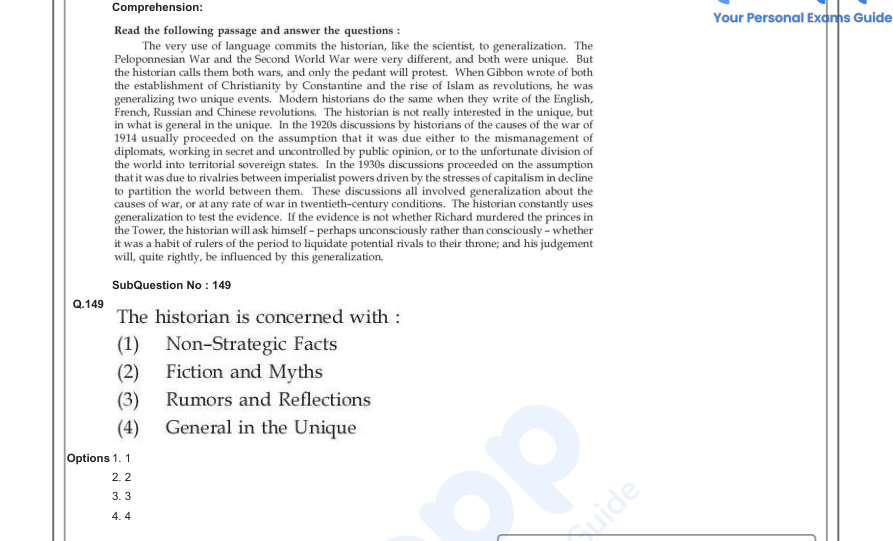Read the question and choices in the excerpt. Choose A/B/C/D for the first/second/third/fourth option shown.