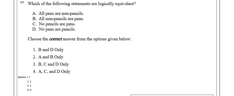 Read the question and choices in the excerpt. Choose A/B/C/D for the first/second/third/fourth option shown.