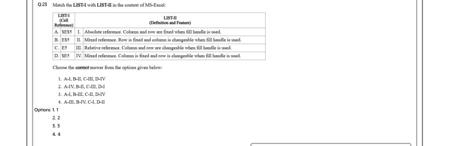 Read the question and choices in the excerpt. Choose A/B/C/D for the first/second/third/fourth option shown.