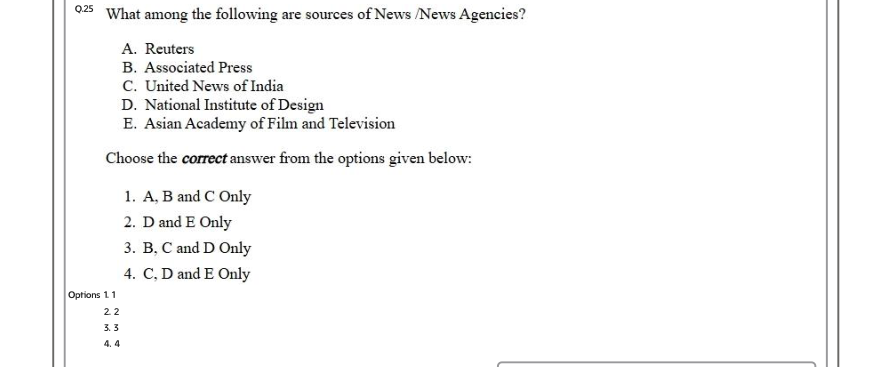 Read the question and choices in the excerpt. Choose A/B/C/D for the first/second/third/fourth option shown.