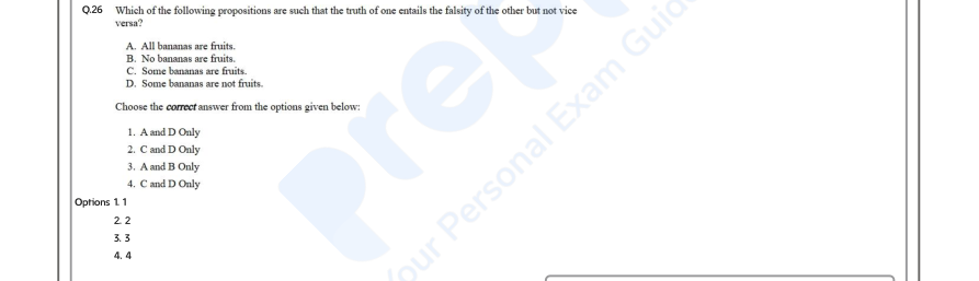 Read the question and choices in the excerpt. Choose A/B/C/D for the first/second/third/fourth option shown.
