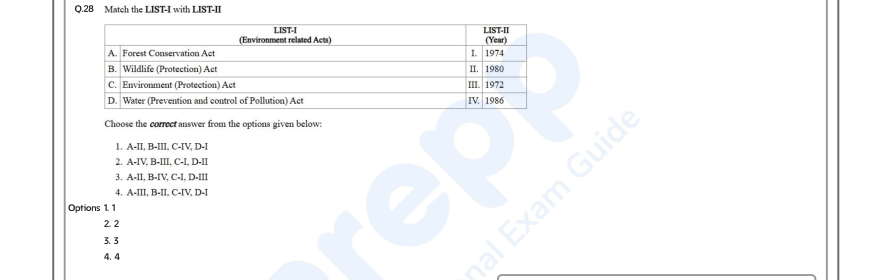 Read the question and choices in the excerpt. Choose A/B/C/D for the first/second/third/fourth option shown.