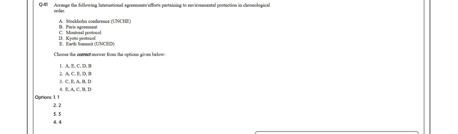 Read the question and choices in the excerpt. Choose A/B/C/D for the first/second/third/fourth option shown.