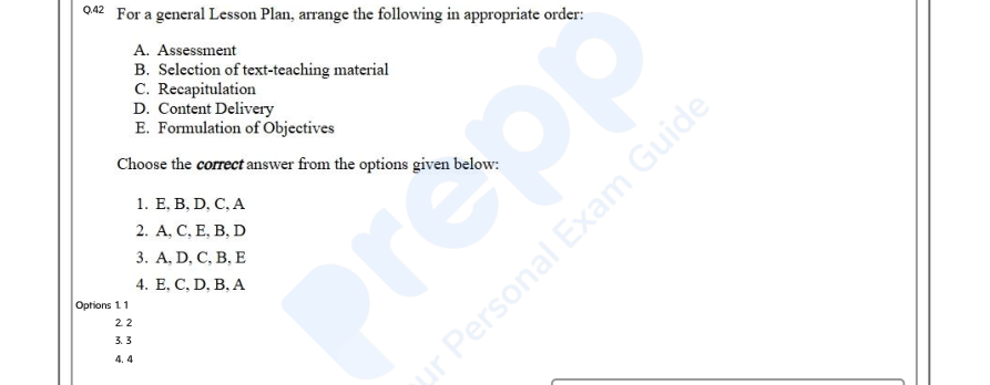 Read the question and choices in the excerpt. Choose A/B/C/D for the first/second/third/fourth option shown.