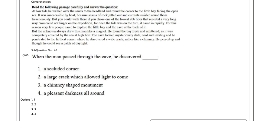 Read the question and choices in the excerpt. Choose A/B/C/D for the first/second/third/fourth option shown.