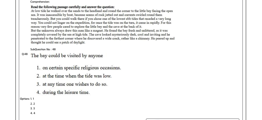 Read the question and choices in the excerpt. Choose A/B/C/D for the first/second/third/fourth option shown.