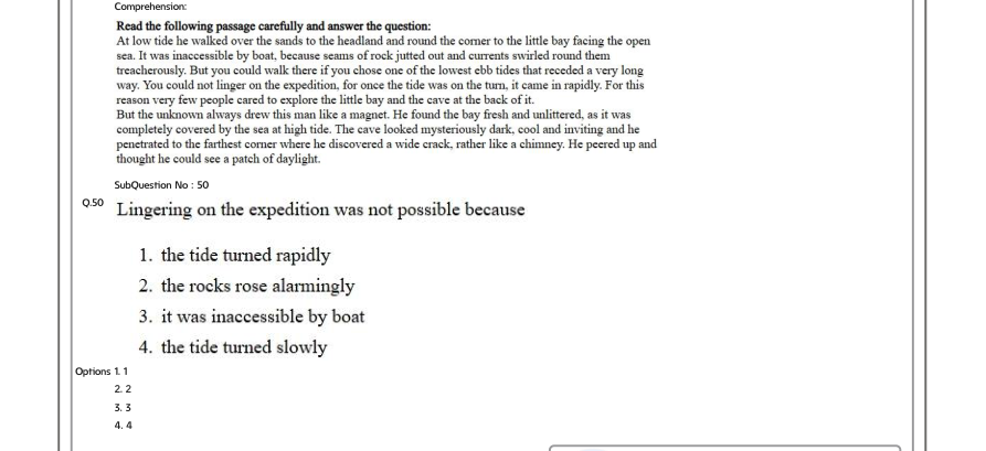 Read the question and choices in the excerpt. Choose A/B/C/D for the first/second/third/fourth option shown.