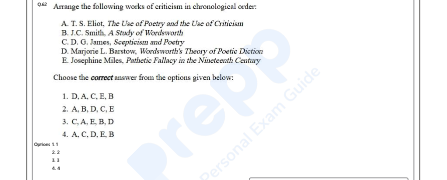 Read the question and choices in the excerpt. Choose A/B/C/D for the first/second/third/fourth option shown.