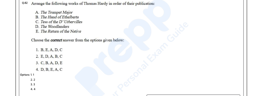 Read the question and choices in the excerpt. Choose A/B/C/D for the first/second/third/fourth option shown.