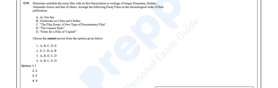 Read the question and choices in the excerpt. Choose A/B/C/D for the first/second/third/fourth option shown.