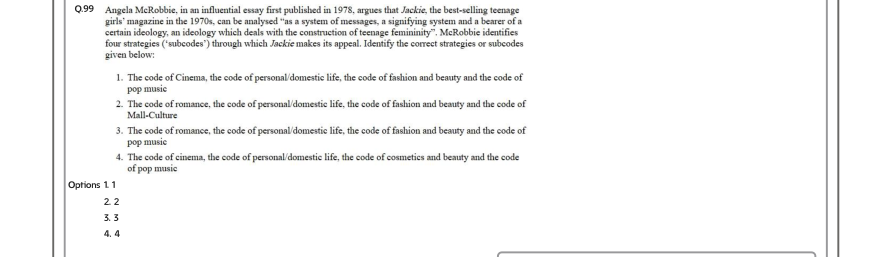 Read the question and choices in the excerpt. Choose A/B/C/D for the first/second/third/fourth option shown.