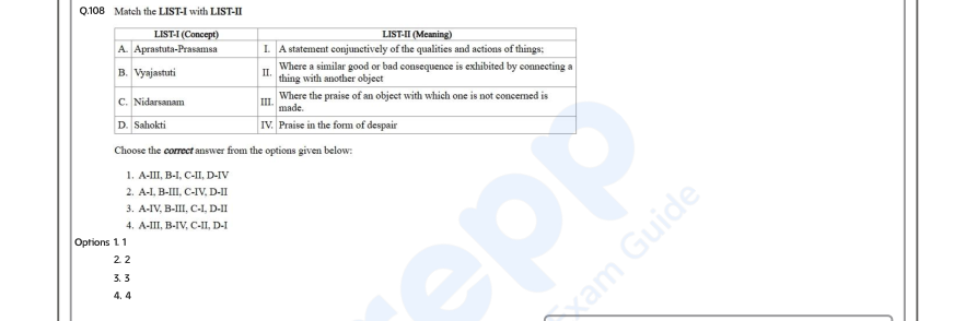 Read the question and choices in the excerpt. Choose A/B/C/D for the first/second/third/fourth option shown.