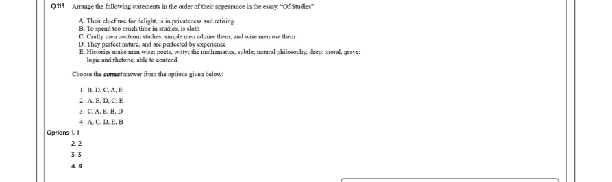 Read the question and choices in the excerpt. Choose A/B/C/D for the first/second/third/fourth option shown.