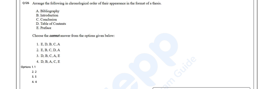 Read the question and choices in the excerpt. Choose A/B/C/D for the first/second/third/fourth option shown.