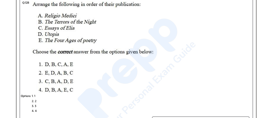 Read the question and choices in the excerpt. Choose A/B/C/D for the first/second/third/fourth option shown.