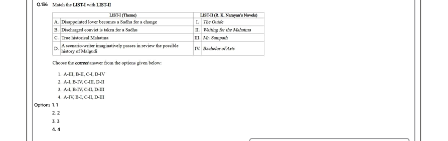 Read the question and choices in the excerpt. Choose A/B/C/D for the first/second/third/fourth option shown.