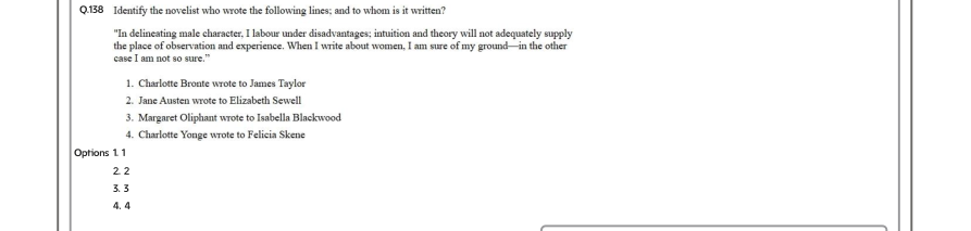 Read the question and choices in the excerpt. Choose A/B/C/D for the first/second/third/fourth option shown.