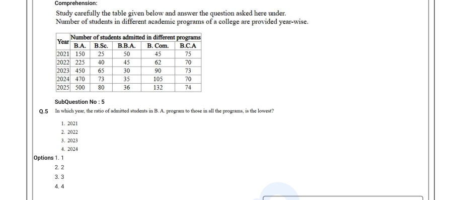 Read the question and choices in the excerpt. Choose A/B/C/D for the first/second/third/fourth option shown.