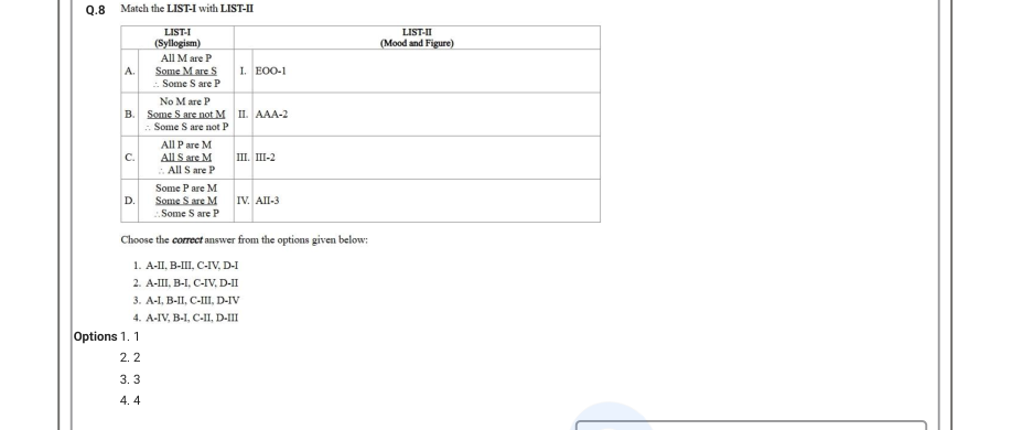 Read the question and choices in the excerpt. Choose A/B/C/D for the first/second/third/fourth option shown.