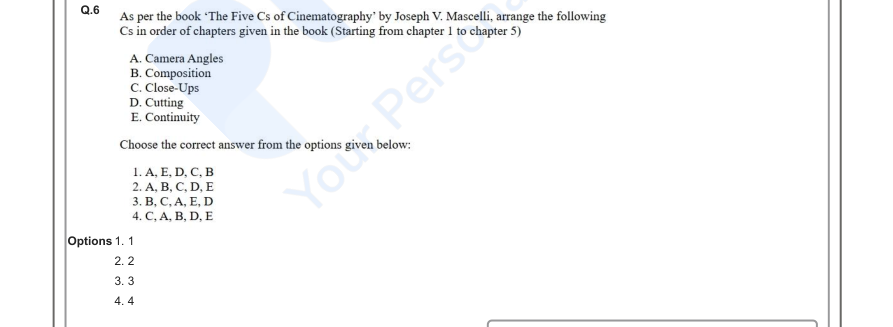 Read the question and choices in the excerpt. Choose A/B/C/D for the first/second/third/fourth option shown.