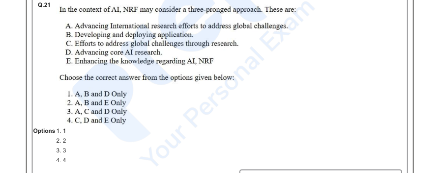 Read the question and choices in the excerpt. Choose A/B/C/D for the first/second/third/fourth option shown.