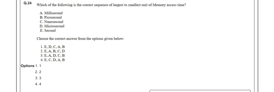 Read the question and choices in the excerpt. Choose A/B/C/D for the first/second/third/fourth option shown.