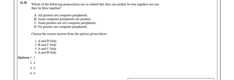 Read the question and choices in the excerpt. Choose A/B/C/D for the first/second/third/fourth option shown.