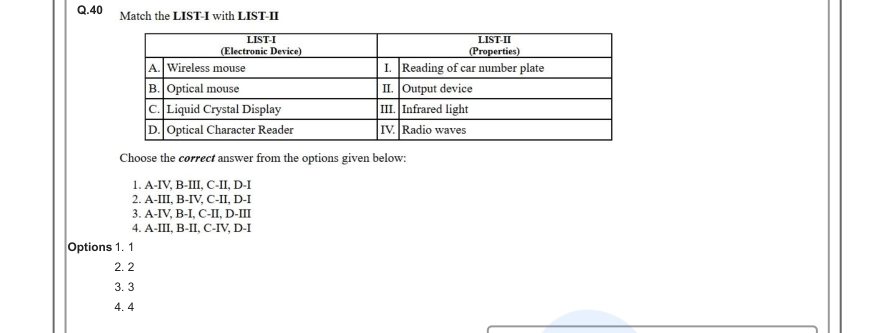 Read the question and choices in the excerpt. Choose A/B/C/D for the first/second/third/fourth option shown.